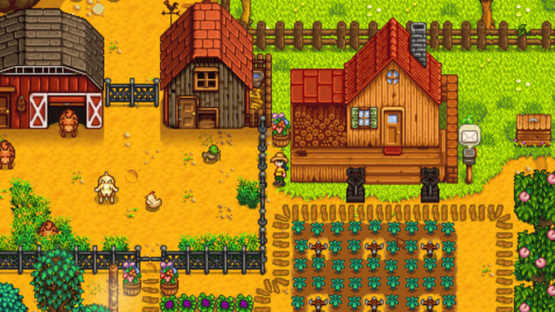 Cena do jogo Stardew Valley