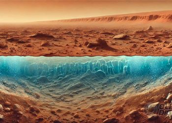 Essa mancha em Marte pode ser água líquida?