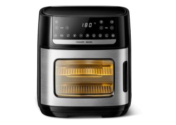 Black Friday: air fryer de alta capacidade e com vidro frontal saindo a um preço especial