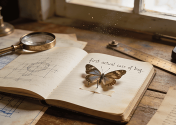 Por que chamarmos os erros de computador de bugs, se a tradução é inseto?