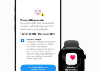 Apple libera alerta de pressão alta no Apple Watch no Brasil