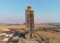 Prédio mais alto do mundo se aproxima de marca importante em sua construção