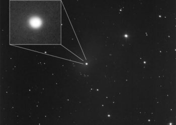 Cometa criovulcânico entra em erupção