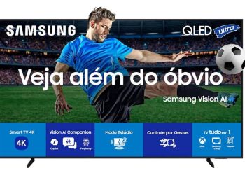 Ofertas do dia: TV enorme, powerbank potente, fone esportivo e mais