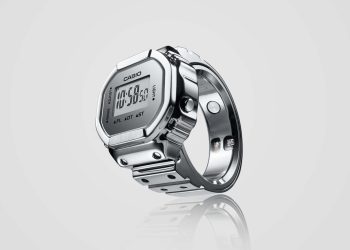 Novo anel da Casio une relógio digital e monitoramento corporal